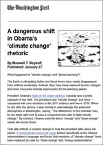 A dangerous shift in Obama’s ‘climate change’ rhetoric
