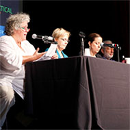 Panel discussion with Elizabeth McNie, Susan Avery, Shannon McNeeley, and Carl Mitcham at CSTPR 10th Anniversary celebration. 