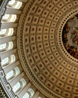 Ceiling of Congress building