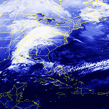 NOAA satellite image