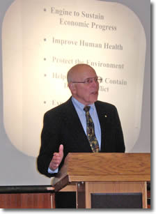 Dr. Gibbons Lecturing