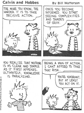 Calvin & Hobbes cartoon