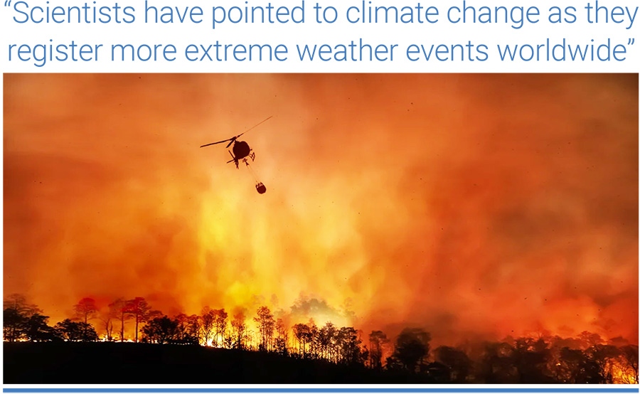“Scientists have pointed to climate change as they register more extreme weather events worldwide”