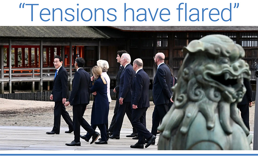 “Tensions have flared"