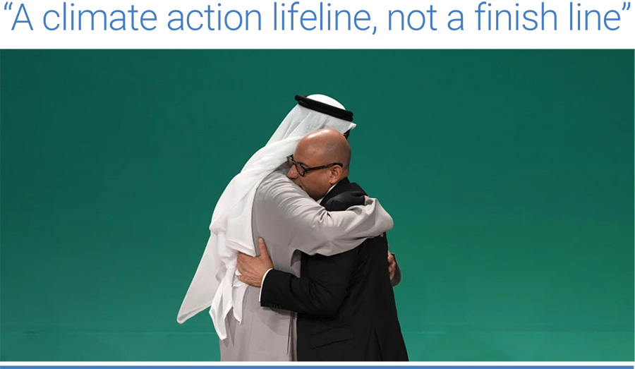 “A climate action lifeline, not a finish line"