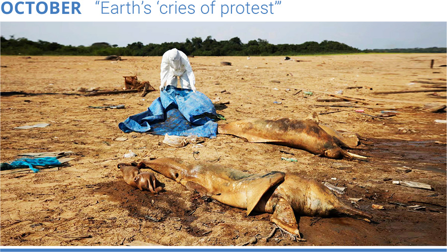 Earth’s ‘cries of protest’