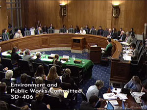 "Climate Change: It's Happening Now," a hearing of the Senate Committee on Environment and Public Works