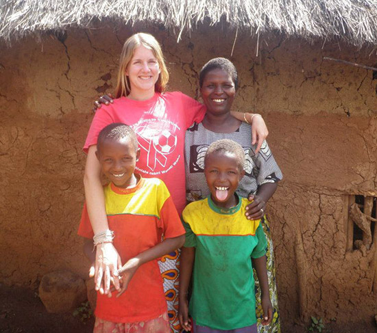 RCRCCC intern Amy Quandt in Isiolo, Kenya.