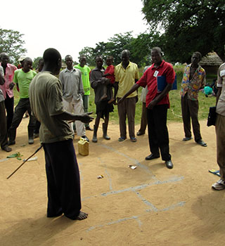 Practicing the hazard and resource mapping in the community