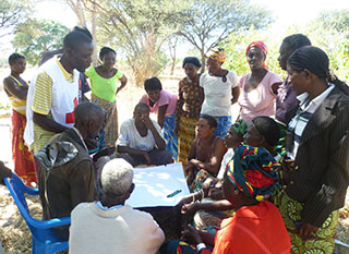 Hazards mapping session in Sikuzu