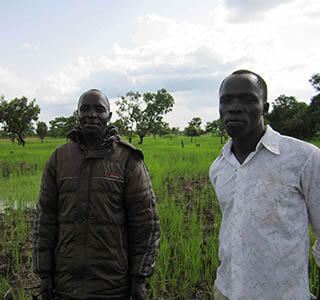 Leo Jonga and his father Boscoe Okello